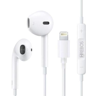 Imagem de Fone De Ouvido HRebos Para Lightning Com Fio Estéreo HS-35