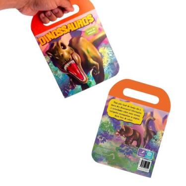 Imagem de Livro Para Ler De Dinossauros com Diversos Desenhos De Colorir - Magic
