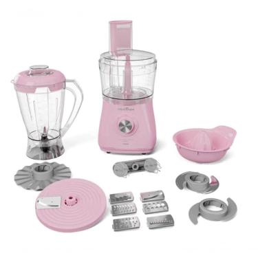 Imagem de Multiprocessador Liquidificador 12x1 Britania Luxx Pink 1000w 220V