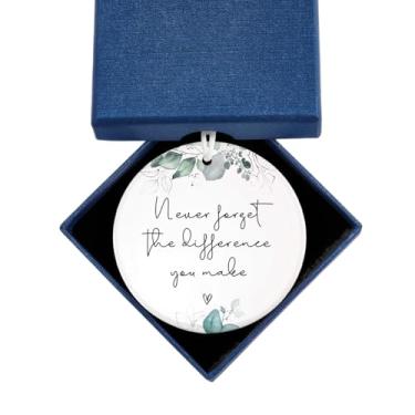 Imagem de Presentes de agradecimento, lembrança de ornamento de cerâmica, nunca se esqueça da diferença que você faz (nunca se esqueça 2)