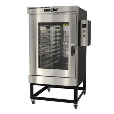 Imagem de Forno Turbo Elétrico Venâncio Ciclone 10 esteiras Interior Inox Exterior Aço Carbono Trifásico 380V FTCE10