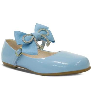 Imagem de Sapatilha Com Presilha Infantil Menina 28 ao 36 Festa Social 02.58j (Azul Bebe, BR, Criança de 9 a 12 anos, Numérico, 36)