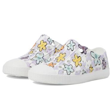 Imagem de Native Shoes - Jefferson, sapato infantil, Concha branca/concha branca/margarida quadriculada, 21