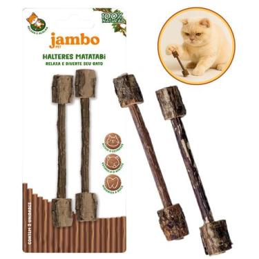 Imagem de Brinquedo para Gatos Halteres Matatabi 2 unidades Jambo Pet