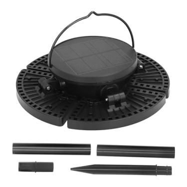 Imagem de Solar redonda de garagem leve Montada com parede Montada no solo ABS Lâmpada de segurança ao ar livre para garagem parque de quintal acampamento