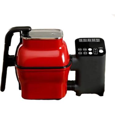 Imagem de Nova Máquina De Cozinhar Automática Doméstica 1500w Forte Poder De Fogo Preguiçoso Robô De Arroz Frito Inteligente, Milk Shell