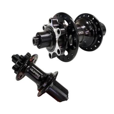 Imagem de Cubo barulhento com 6 rolamentos cassete 36f preto - VELOFORCE