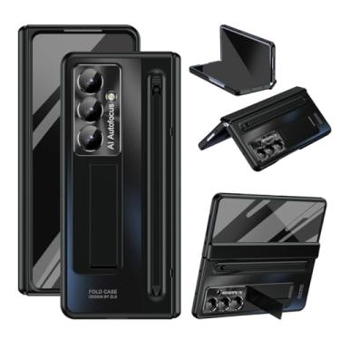 Imagem de Eilkmcre Capa para Samsung Galaxy Z Fold 7 com protetor de tela e suporte, capa de celular com proteção de dobradiça com suporte para caneta S e Stylus Slim à prova de choque para Samsung Z Fold 7 5G