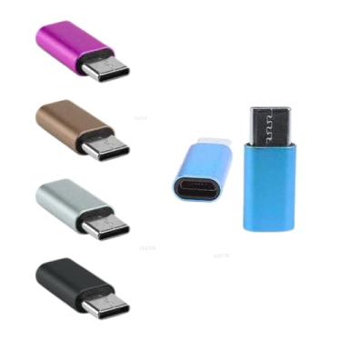 Imagem de KIT 04 Adaptador V8 Micro USB OTG 2.0 Para TIPO-C