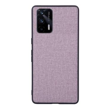 Imagem de Capas Compatível com OPPO Realme GT,Design de padrão de tela,Pproteção completa de 360°,Pplástico macio,Proteção contra quedaPurple
