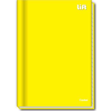 Imagem de Caderno Brochurão Capa Dura 1 Matéria - 48 Folhas - Lift Amarelo - Credeal