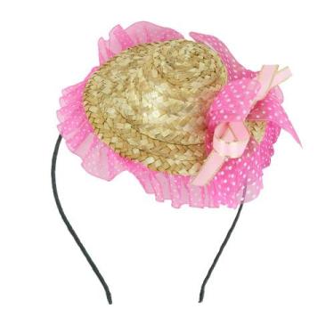 Imagem de Tiara Chapéu Junino Le 12cm - Item Sortido, UNICA