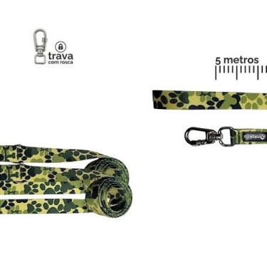 Imagem de Guia Longa 5 metros para cachorros Milicão - ZoioPirata, G