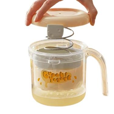 Imagem de Filtro de iogurte com tampa | Coador caseiro para iogurte com sacos de malha fina | Utensílios de cozinha, máquina de coalhada caseira para adolescentes, meninos, meninas, jovens e adultos