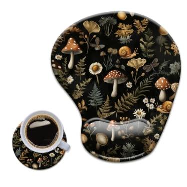 Imagem de HOPONY Mouse pad de gel para descanso de pulso - mousepad ergonômico para escritório com suporte de pulso - antiderrapante, acessórios de mesa de design para decoração de casa e jogos 105