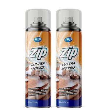Imagem de Kit 2 Lustra Móveis Spray Zip Clean 300Ml - My Place