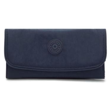 Imagem de Kipling Carteiras femininas tipo bolsa, 3x18,5x10 cm (C x L x A), Azul e azul 2, 3x18.5x10 cm (LxWxH)