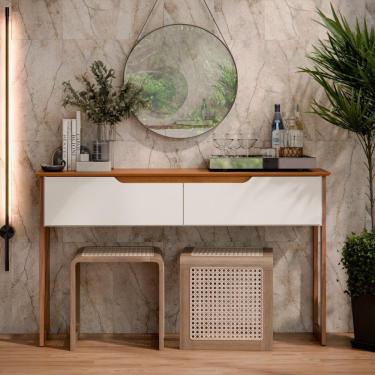 Imagem de Aparador Eros Flow 2 Portas Para Sala De Jantar Off White-freijó