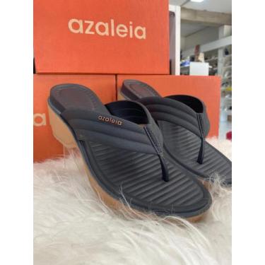 Imagem de Sandalia azaleia ana, tamanco anabela feminino 19305, Preto, 35