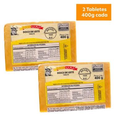 Imagem de Kit com 2 Doces de Leite Mineiro - Doces Uai 400g cada