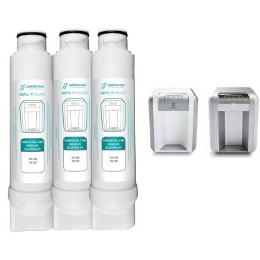 Imagem de Kit 3 Filtros Refis Purificador Água Electrolux Pe10B Pe10X