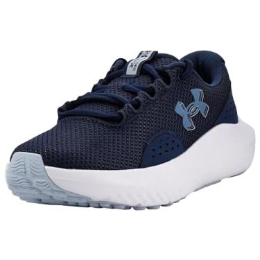 Imagem de Under Armour Tênis de corrida feminino Charged Surge 4, Azul marinho lavado/azul calmo/azul metálico calmo, 38