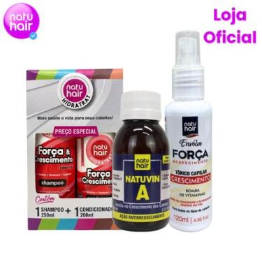 Imagem de Kit Shampoo + Condicionador Força e Crescimento + Tônico de cresciment