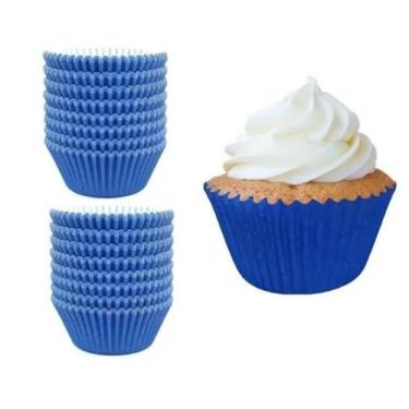 Imagem de Forminha Cupcake Impermeável Forno Chantilly Glacê Confeitaria Mini Bo