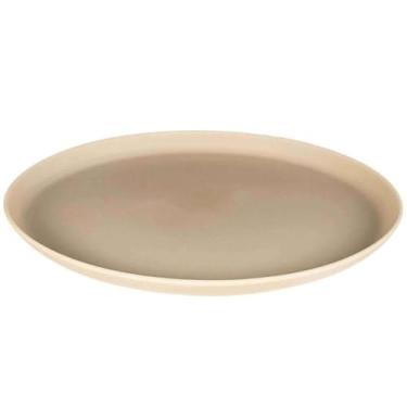 Imagem de Jogo 24 Pratos De Sobremesa Melamina 21,5cm Class Bege Wolff Raso Servir Restaurante