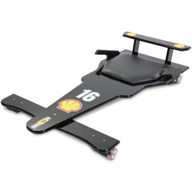 Imagem de Carrinho de Rolimã F1 Preto 16 - Multidecor