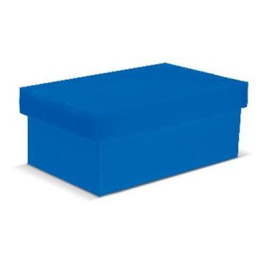 Imagem de Caixa organizadora Polibras mini fosca azul 120x180x300mm