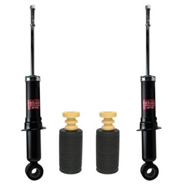 Imagem de 02 Amortecedores Kayaba Traseiro + Kit Batente 1Linha Toyota Corolla 2