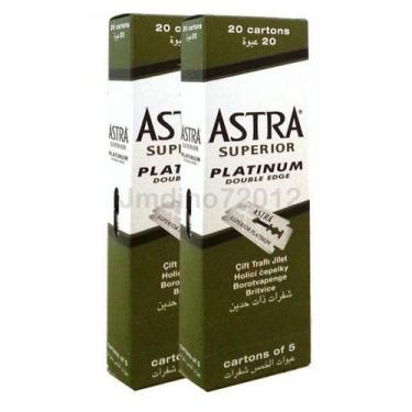 Imagem de Lâminas de barbear ASTRA Superior Platinum 200 unidades