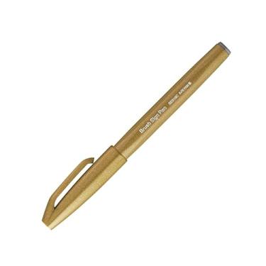 Imagem de Caneta Brush Sign Pen Pentel Amarelo Ocre