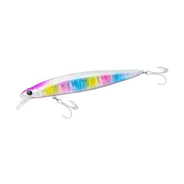 Imagem de esmen Isca de pesca marítima pesada de 120 mm 19 g Max 80 m Ultra Long Casting Sinking Minnow Iscas rígidas artificiais, 110 mm 37 g