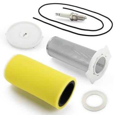 Imagem de Filtro de ar e suporte de gaiola com vedação de tampa de extremidade para Yamaha Kodiak 400 YFM400 2000 2001 2003 5GH-14458-01