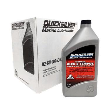 Imagem de Óleo TCW3 Quicksilver 2 Tempos Todos Motor de Popa 1 Litro - Mercury