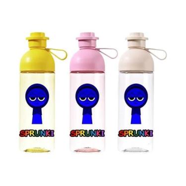 Imagem de Garrafa De Água Esportiva De Grande Capacidade 600ml Antiqueda Portáti