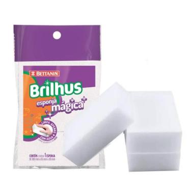 Imagem de Brilhus Esponja Branca Mágica Removedora de Riscos e Manchas - Bettani