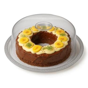 Imagem de Boleira Porta bolo trança cristal porta doces - Rufinos