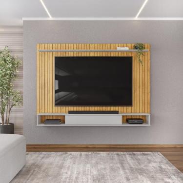 Imagem de Painel para Tv até 70 Polegadas 1 Porta Deslizante Frisado decorativo 