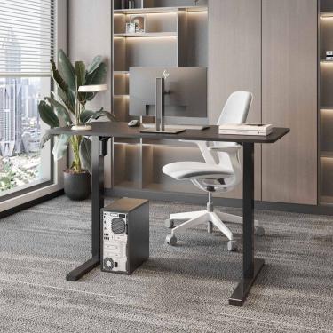 Imagem de Mesa com Regulagem de Altura Elétrica 120x110cm Flexispot Grafite