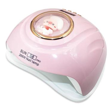 Imagem de Cabine Estufa Sun S8 Pro Led Uv 268W Unha Gel 57 Leds Cor Ro