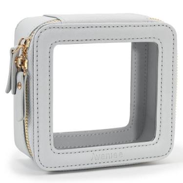 Imagem de Bolsa de maquiagem transparente Aveniee Small Travel Toiletry Organize