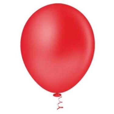 Imagem de BALÃO LISO REDONDO - PIC PIC Nº 05 - VERMELHO - Pacote com 50 unidades