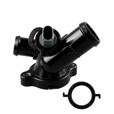 Imagem de Conjunto de caixa de termostato 902-6131 adequado para Volkswagen Jetta Beetle Passat Rabbit Golf Audi TT RS Quattro L5 2.5L 2005-2014 Apto para Jeep Wrangler Grand Cherokee Comanche 1991-2006