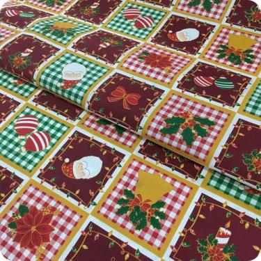 Imagem de 3m Tecido Natalino Decoração Toalha De Mesa Leve Natal - Sassarico
