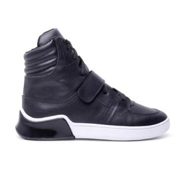 Imagem de Tênis Feminino Cano Alto Treino Casual - Tenehi, Preto, 35