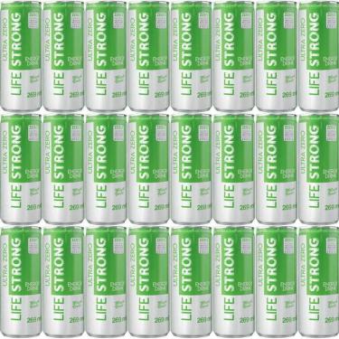 Imagem de Energético Life Strong Energy Drink 24 Unidades Maça Verde