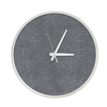 Imagem de Relogio Decorativo Round Branco Mostrador Cinzell Ponteiro Branco  40 cm Diâmetro